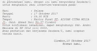We did not find results for: Contoh Surat Lamaran Langsung Interview Contoh Surat