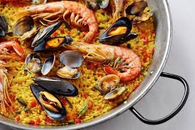 Spanische Paella Paella Paella Rezept Meeresfruchte