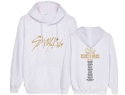 Unlock' in seoul concert merchandise. Stray Kids District 9 Unlock Concert Memorial Cotton Hoodie Stray Kids Merch Shop Kpop Outfits Store