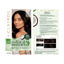 Your hair dye colors depend on the look you wish to achieve. Natural Instincts Clairol Non Permanent Hair Color 3 Brown Black Overstock 29062982