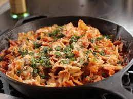 Nov 9, 2015 pepperoni chicken. Skillet Chicken Lasagna Food Network Recipes Chicken Lasagna Recipe Pasta Dishes