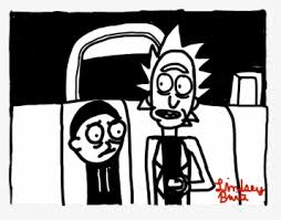 Game devs are people too, and the cyberpunk 2077 bug montage shows that Rick And Morty Png Black And White Morty Smith Transparent Png Kindpng