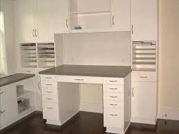 Custom Painted Craft Table And Storage Cabinet Terrific Storage And The Desk Looks Nice In This Salas De Costura Decoracion De Interiores Decoracion De Unas