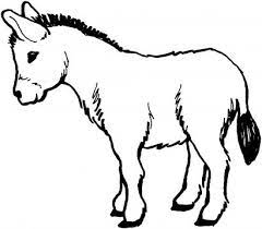 These coloring pages will help them understand the meaning behind each. Donkey Coloring Page 2011 09 16 Donkey Coloring Page Coloring Pages For Kids Cute Coloring Pages