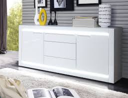 Wohnzimmer sorgen für viele bedürfnisse. Sideboard Livorno 4 Hochglanz Weiss 158x79x42 Cm Led Anrichte Schrank Wohnzimmer Ebay