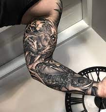 Tiger Scorpion Best Sleeve Tattoos Tiger Tattoo Sleeve Sleeve Tattoos