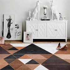 Yj.gwl super soft faux sheepskin fur area rugs for bedroom floor shaggy plush carpet faux fur rug bedside rugs, 2 x 3 feet rectangle pink 4.5 out of 5 stars 6,598 $14.99 $ 14. Fashion Rug Geometry Contrast Brown Morandi Blue Carpet Bedroom Living Room Bed Blanket Bathroom Kitchen Floor Mat Rug Aliexpress
