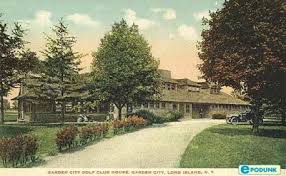Garden City Postcard Post Card Golf Club House Garden City Ny Garden City Long Island City Postcard Garden City