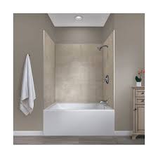 Foremost Gfs483478 Sn Sandstone Jetcoat 48 X 34 X 78 Five Panel Alcove Shower Wall Kit Faucetdirect Com