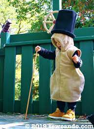 Sew Can Do Diy Halloween Costume Baby Mr Peanut