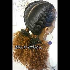 Found On Bing From Www Pinterest Com Braids With Curls Hair Styles Natural Hair Styles