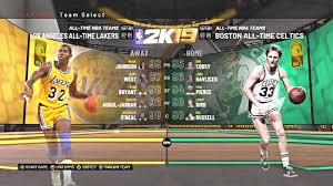 Index of nba & aba teams, active and defunct. Here Are The Starting Lineups For The All Time Teams In Nba 2k19