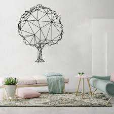 Luxury and modern home interior with design furniture, armchair, tables, pouf and accessroies. Wall Decals Tree Geometric Art Wall Decor Stickers Home Interior Design Office Murals Home Decoration Wl929 Wall Stickers Aliexpress