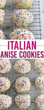 Auntie mella's italian soft anise cookies. These Classic Italian Anise Cookies Are Tender Easy And Covered In A Glaze With Sprinkles Enjo Italian Anise Cookies Anise Cookies Italian Christmas Cookies