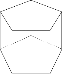 Pentagonal prism properties, calculate pentagonal prism volume, calculate pentagonal prism a pentagonal prism is a type of prism that uses a pentagon for a base. Pentagonal Prism Clipart Etc