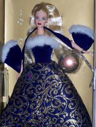 Maybe you would like to learn more about one of these? 2001 Ring In The New Year Barbie Doll Nrfb Bob Mackie Face 52742 Blonde Barbie Dolls Barbie Christmas Barbie