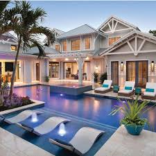 15 Luxury Homes With Pool Millionaire Lifestyle Dream Home Gazzed Modern Design In 2020 Dream House Exterior Luxury Pools Pool Houses