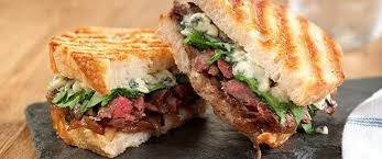 Grilled Skirt Steak Panini With Blue Cheese Recipe Skirt Steak Cooking Recipes Grilled Skirt Steak