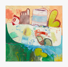 Wood and metal kitchen island paneling modern artwork woman laying. The Painting Behind The Door Tablet Magazine