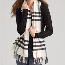 A gauzy, lightweight scarf is elegantly patterned with an oversized check print—breezy, versatile and stylish.29 x 87; Burberry Giant Check Cashmere Scarf Ivory Cheaper Than Retail Price Buy Clothing Accessories And Lifestyle Products For Women Men