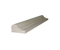 Daltile restore bright white 2 in. 2x12 Durango Honed Travertine Chair Rail Molding Trim Double Ogee