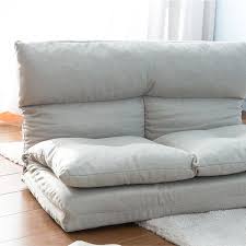 Lazy folding sofa with 2 pillows, sleeper sofa bed with foldable armrests,fabric love seats sofa,loveseat, futon bed, solid wood frame legs for small apartment and living room (black) $155.99. Folding Floor Sofa Wayfair