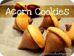 Dandelions And Lace Acorn Cookies Acorn Cookies Food Fall Bake Sale