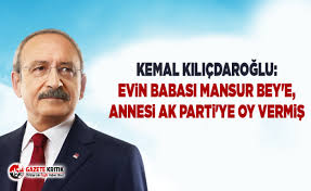Bu sırada kıvılcımlar çevredeki kuru otlara sıçrayınca yangın çıktı. Kemal Kilicdaroglu Evin Babasi Mansur Bey E Annesi Ak Parti Ye Oy Vermis