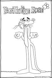 Dessin De La Panthere Rose Az Coloriage