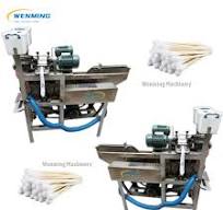 Commercial Automatic Medical Cotton Swab Stick Making Machine Cotton Ear  Swab Bamboo Bud Making Machine