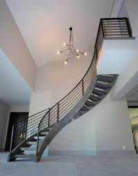 Interior stair railing modern stair railing stair railing design modern stairs design iron stair railing staircase railings bannister foyers from rustic wood to modern metal, discover the top 70 best stair railing ideas. Interior Ironwork Finelli Ironworks