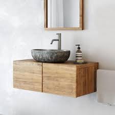 Waschtischunterschrank Finn Aus Massivholz Hangend 80 Cm Einer Unserer Bestseller Der Hangende Waschtischuntersch Gaste Wc Mobel Wc Mobel Waschtisch Klein