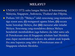 Seorang yang beragama islam bertutur bahasa melayu mengamalkan adat istiadat melayu lahir sebelum hari. Ppt Islam Dan Melayu Dalam Perlembagaan Malaysia Powerpoint Presentation Id 5443579
