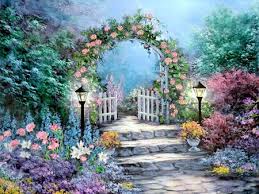 Garden gate flowers is situated southwest of queen adelaide. Garden Gate With Flowers
