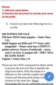 I deadass went to wikihow and searched how to be a dog the puppy interviews were iconic haha. Please 1 Add Your Name Below 2 Rename This Chegg Com