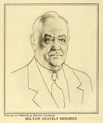 1934 Print Portrait Milton Snavely Hershey Czermanski Chocolate Corpor