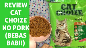 Kitchen flavor makanan kucing halal bros near. Review Cat Choize No Pork Bebas Babi 3 Youtube