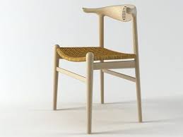 Pp505 Cow Horn Chair 3d Model By Design Connected Chair Design Living Room Sets