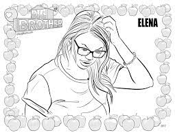 Discover our 1,500+ free adult coloring pages to download in pdf or to print : Cbs Big Brother 19 House Guest Elena Davies Coloring Page For Fans Train Coloring Pages Cartoon Coloring Pages Christmas Coloring Books