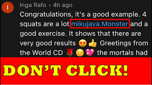 New YouTube Comment Bot - http://mikujava.monster/ - Wall of Shame -  Scammer Info