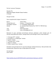 Check spelling or type a new query. Contoh Surat Lamaran Kerja Guru Sd