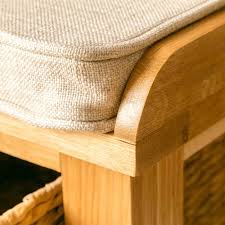 This page is available to subscribers. London Oak Hall Storage Bench With Baskets Solid Wooden Shoe Storage Roseland Furniture