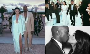 Kardashian, 33, is seen in a snapshot of her nuclear family, with her rapper. Kim Kardashian And Kanye West S Wedding Relive Their Lavish Nuptials Hello