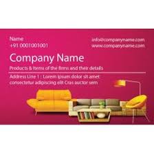 Get furniture personalized business cards or make your own from scratch! Visiting Card Design Furniture Shop Fq Beloq
