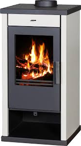 EEK A+ Modern kaminöfen VICTORIA VANESSA LUX mit elfenbein
