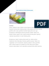 Check spelling or type a new query. Deskripsi Makanan Tradisional Dalam Bahasa Jawa