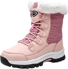 Fulidngzg Winterstiefel Damen Winter Langschaf Schneeschuhe Winterschuhe  Wasserdicht Gefüttert Winterboots Schlupfstiefel Wandern Flache  Winterstiefel Snow Boots Outdoor Arbeitsschuhe Schneestiefel : Amazon.de:  Fashion