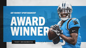 Teddy bridgewater throws for two scores in week 7. Teddy Bridgewater Wins Art Rooney Sportsmanship Award