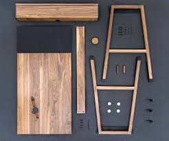 A wardrobe made in this way may occupy only a quarter of its assembled space when disassembled. Knock Down Furniture The Design Tabloid