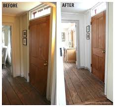 Antique doors can be customized to use as barn doors for the holistic home or the rustic farmhouse. Foyer Makeover In Antique Farmhouse Jaime Costiglio